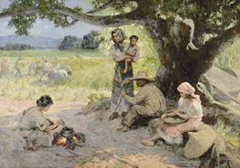 Pastoral Scene by Fernando Cueto Amorsolo sold for $265,250