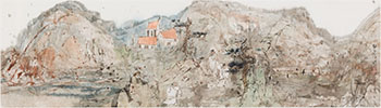 Landscape by Chen Chao-Pao vendu pour $1,875