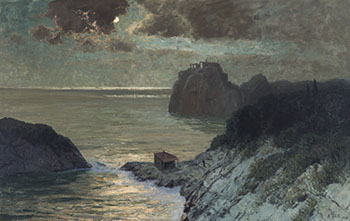 Mondnacht bei Boccadasse (bei Genua) by Alfred Zoff sold for $10,000
