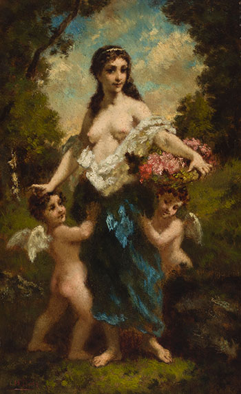 Venus by Narcisse Virgile Diaz de la Pena vendu pour $3,750