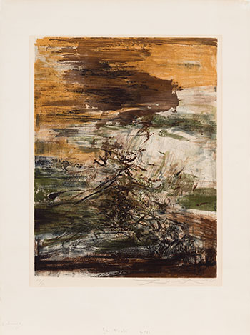 Untitled by Zao Wou-Ki sold for $5,313