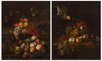 Still Life (a pair) by Circle of Jakob Bogdani sold for $6,250