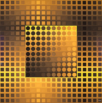 Monocolor Yellow/Yellow by Victor Vasarely vendu pour $17,500