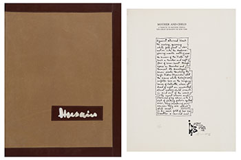Mother and Child: A Tribute to Mother Teresa, the Great Humanist of our Time by Maqbool Fida Husain vendu pour $2,143