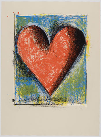Jim DINE、F、希少画集画、状態良好、新品高級額装付、送料無料、洋画