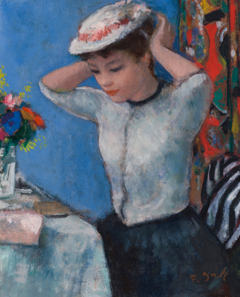Essayage du chapeau by François Gall sold for $5,000