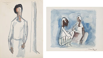 Two Watercolours by Ivan Peries sold for $20,000