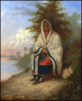 Untitled ~ Indian Woman by Circle of Cornelius David Krieghoff sold for $805