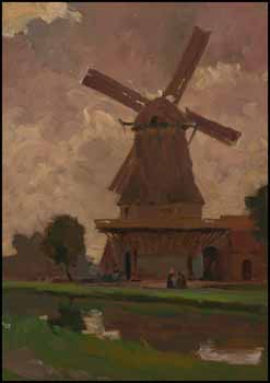 The Windmill by Attributed to John William Beatty sold for $489