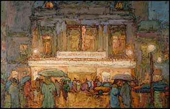 Toronto's Royal Alexandra Theatre (Rain) by Donald Besco sold for $2,070