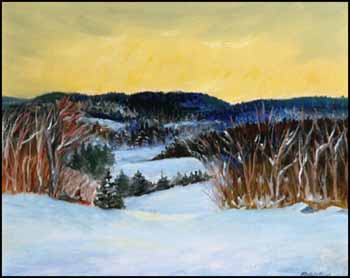 Late Afternoon, Laurentians (8th Range, Val David) by Louis Muhlstock vendu pour $2,588