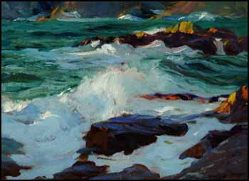 Rocks, Trebarwith by Harry Britton sold for $2,588