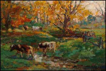 Grazing Cows by James Lillie Graham sold for $805