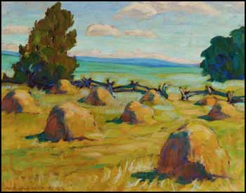 Prairie Harvest by Nan (Anna Getrude Lawson) Cheney sold for $1,380