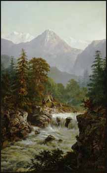 Mountain of the Holy Cross by Alexander Francois Loemans sold for $16,380