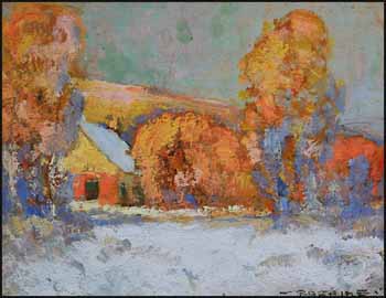 House with Trees by Arthur Dominique Rozaire vendu pour $1,521