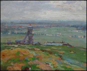 Lievin from Vimy Ridge by John William (J.W.) Beatty sold for $38,025