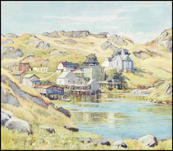 Quidi Vidi, Newfoundland by Frederick Henry Brigden sold for $1,287