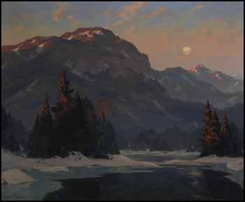 Moonrise at Sundown by John Eric Benson Riordon sold for $3,510