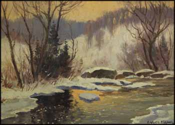 Creek in Winter by Andrew Wilkie Kilgour sold for $625