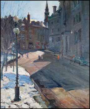 Rue des Ramparts by Francesco (Frank) Iacurto sold for $3,835