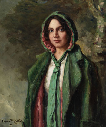Portrait of a Young Woman by George Horne Russell sold for $2,000