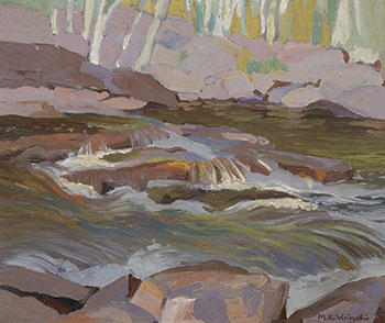 Temagami Stream by Mary Evelyn Wrinch sold for $1,750