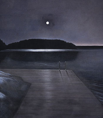 Moon, Mars and Dock by Jeremy Lawrence Smith vendu pour $6,250