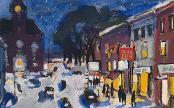 Night in Winter by Molly Joan Lamb Bobak sold for $37,250