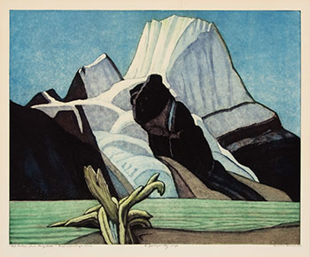 Mt. Robson from Berg Lake (after Lawren Harris) by Nicholas Hornyansky sold for $875