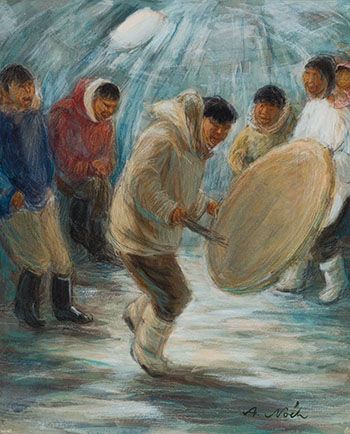 Drum Dance by Anna T. Noeh sold for $563