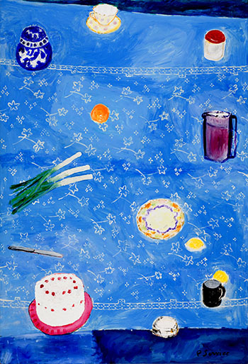 Studio Picnic/Blue by Pat Service sold for $2,500