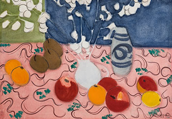 Fruits sur la table by Jeanne Leblanc Rheaume sold for $1,375