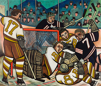 Hockey Melee by Ernest Caven Atkins vendu pour $16,250