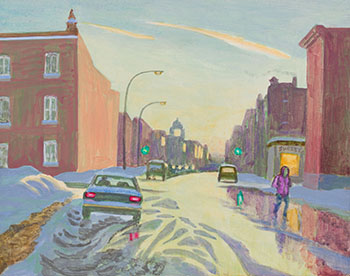 Rue Notre Dame by Phillip Henry Howard Surrey sold for $18,750