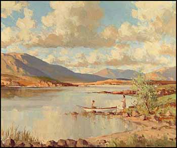 Lake Cadmlough by Maurice Canning Wilks sold for $8,050