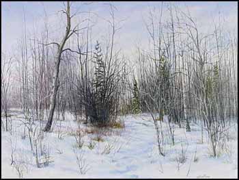 Winter Landscape near Fort McMurray (00831/2013-665) by Colin Williams sold for $625