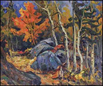 Buckhorn, Muskoka Autumn (00935/2013-1794) by Donald Gordon Fraser sold for $1,188