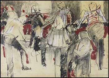 Abstract Figures (00989/2013-1850) by Thomas Hamilton sold for $108