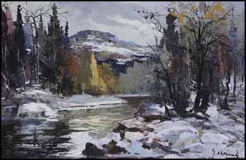 Snow, Laurentian Hills (01056/2013-1943) by Geza (Gordon) Marich sold for $1,404