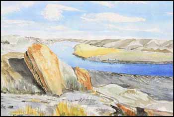 Redcliff Rocks (01136/2013-2049) by Nancy Ruth Sissons sold for $313