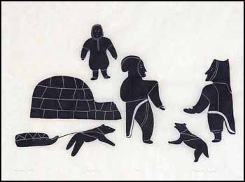 The Family (01194/2013-1508) by Harry Egutak and Flossie Papiduk sold for $486