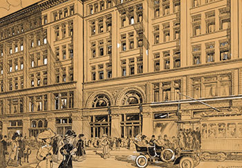 The Old Simpsons Store, circa 1910 (#00273) by Charles William Jefferys vendu pour $2,500