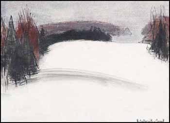 Ski Hill (01262/2013-2186) by Elisabeth (Betty) Roberta Galbraith-Cornell sold for $648