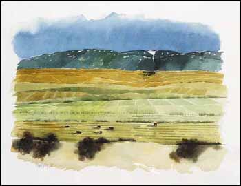 Landscape (01355/2013-2393) by Donald Harvey sold for $750