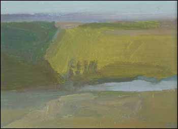 Green Landscape (01602/2013-2555) by Leslie (Les) Frederick Graff sold for $486