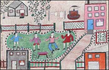 In the Garden (01641/2013-2719) by Clarence Webster sold for $156