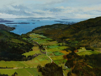 View From Mt. Maxwell (03182/271) by Colin Williams sold for $509