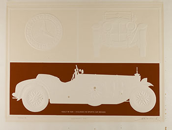 Mercedes SSK (00130) by W. Woodward sold for $125
