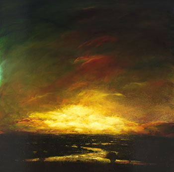 The Line to Home, Red Sky by David Bierk vendu pour $18,750